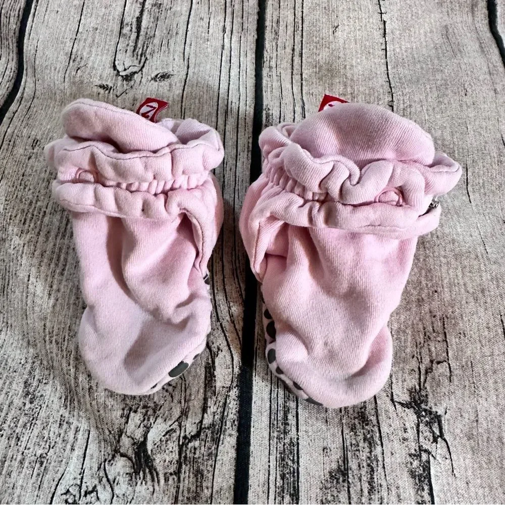 Zutano Pink Baby / Newborn Booties